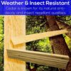 Pro Projects Extra Long 15in Tapered Cedar Wood Shims, 13 Pack. Perfect Weather Resistant Home Improvement Tool for Installing Doors, Windows, & Cabinets, Leveling Floors & DIY Remodeling Projects